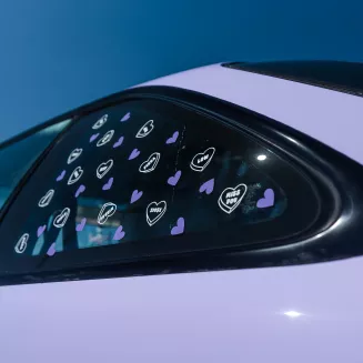 STICKER - HEARTS MIX (15+10 pcs.) - 2