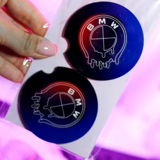 PODKŁADKA POD KUBEK/CAR COASTER - DRIPPING CAR LOGO - 7