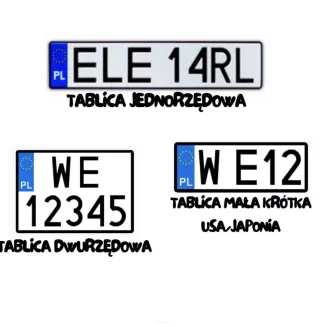 RAMKA TABLICY REJESTRACYJNEJ - ALBO GRUBO ALBO WCALE - 3