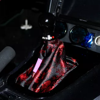 SHIFT BOOT COVER/OSŁONA DŹWIGNI ZMIANY BIEGÓW - JAPANESE STYLE RED - 2