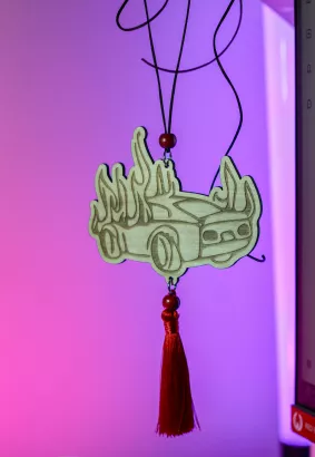 PENDANT - CAR ON FIRE