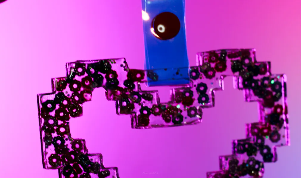 TSURIKAWA PIXEL HEART - FLOWERY