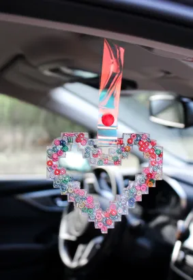 TSURIKAWA PIXEL HEART - FLOWERY
