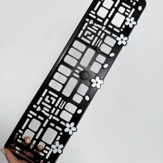 RAMKA TABLICY REJESTRACYJNEJ - SAKURA - 8