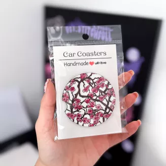 PODKŁADKA POD KUBEK/CAR COASTER - SAKURA  (2szt./2pcs.) - 2