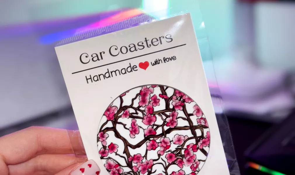 PODKŁADKA POD KUBEK/CAR COASTER - SAKURA