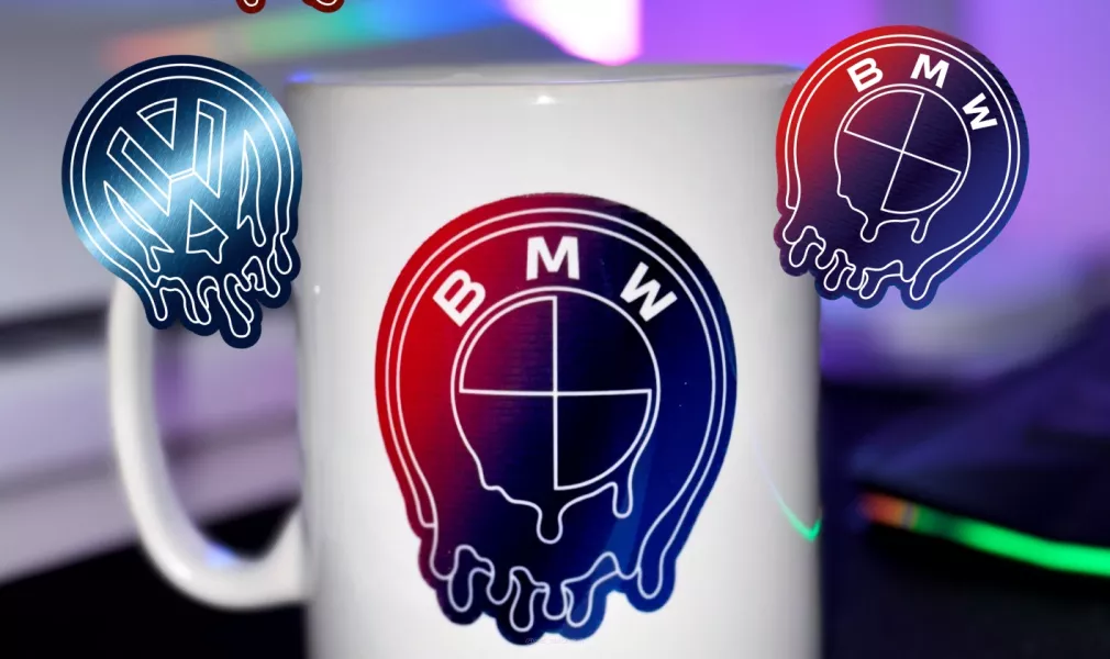 MUG/KUBEK -  DRIPPING CAR LOGO