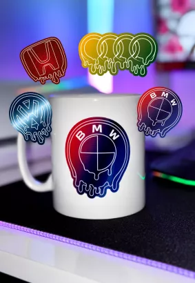 MUG/KUBEK -  DRIPPING CAR LOGO