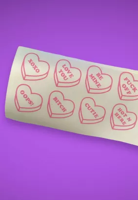 STICKER - Bunch of cute hearts