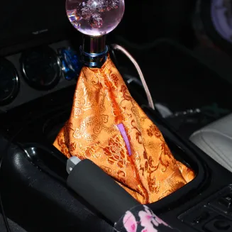 SHIFT BOOT COVER/OSŁONA DŹWIGNI ZMIANY BIEGÓW - JAPANESE DRAGON LILAC - 2