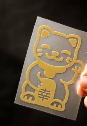 STICKER - LUCKY CAT