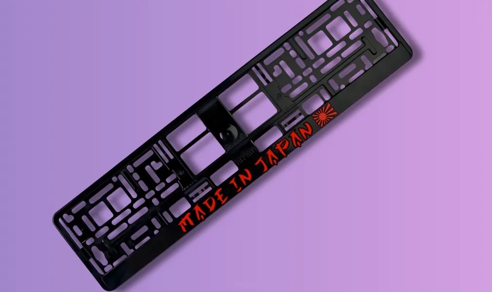 RAMKA TABLICY REJESTRACYJNEJ - JAPAN