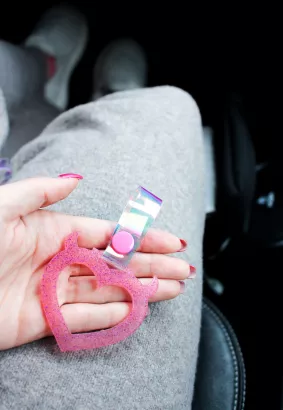 MINI TSURI KEYCHAIN - PINKY MINI HEART