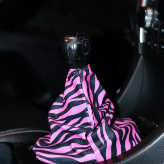 SHIFT BOOT COVER/OSŁONA DŹWIGNI ZMIANY BIEGÓW -  ZEBRA PINK - 2