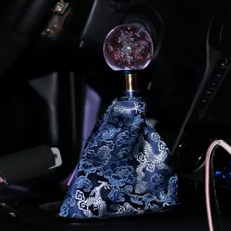 SHIFT BOOT COVER/OSŁONA DŹWIGNI ZMIANY BIEGÓW - JAPANESE DRAGON BLUE - 2