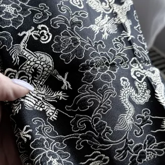 SHIFT BOOT COVER/OSŁONA DŹWIGNI ZMIANY BIEGÓW - JAPANESE DRAGON BLACK - 2