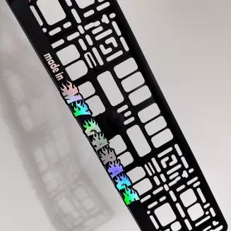 RAMKA TABLICY REJESTRACYJNEJ - made in MY GARAGE - 2